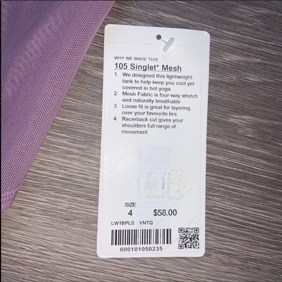 Lululemon Singlet Mesh - Picture 2 of 5